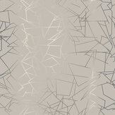 Angles  Wallpaper - Pewter / Limestone - by Erica Wakerly. Click for more details and a description.