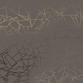 Angles  Wallpaper - Bronze / Cocoa Brown - by Erica Wakerly. Click for more details and a description.