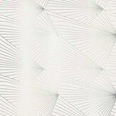 Fan Wallpaper - Pewter / White Stone - by Erica Wakerly. Click for more details and a description.