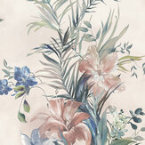 Papier peint Lilliana - Crème - 1838 Wallcoverings. Cliquez pour en savoir plus et lire la description.