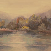 Lakeside Wallpaper - Autumn Gold - by 1838 Wallcoverings. Click for more details and a description.