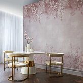 Trailing Magnolia Mural - Blush Pink - by 1838 Wallcoverings. Click for more details and a description.