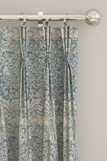 Brer Rabbit Curtains - Slate / Vellum - by Morris. Click for more details and a description.