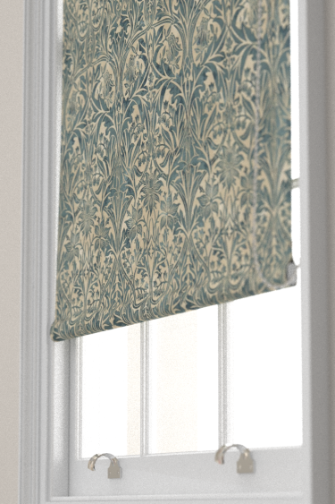 Bluebell Blind - Seagreen / Vellum - by Morris. Click for more details and a description.