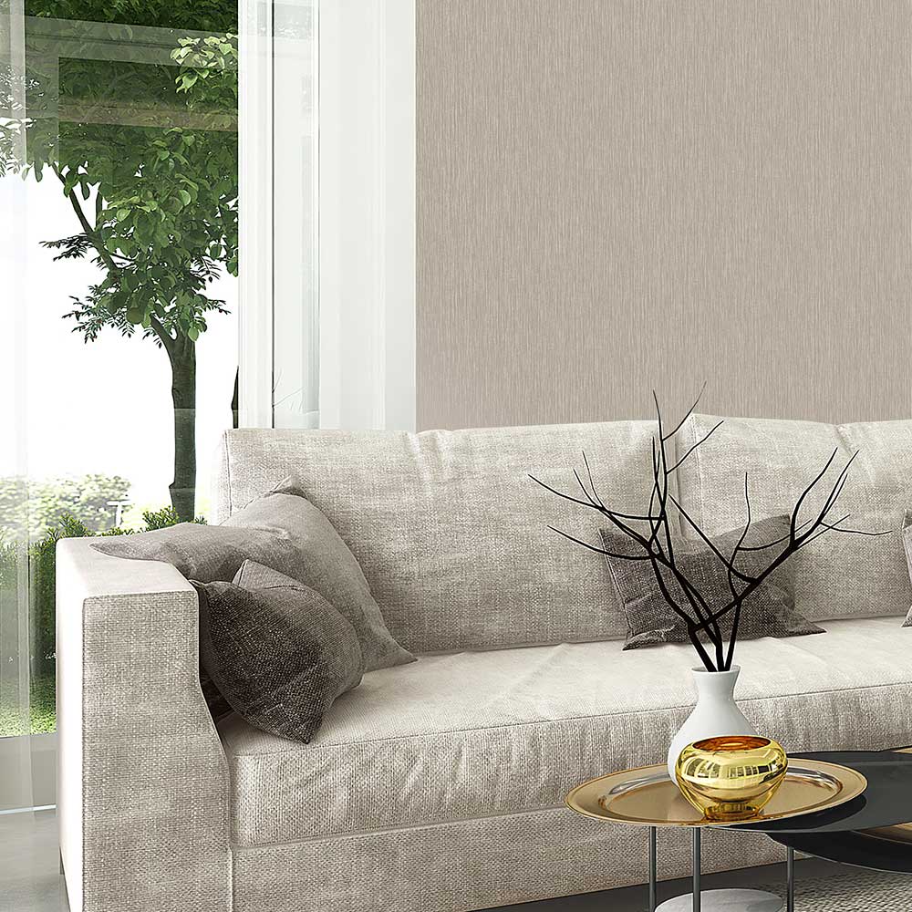 Amara Texture Wallpaper - Natural - by Albany