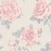 Amara Rose Wallpaper - Blush - by Albany. Click for more details and a description.