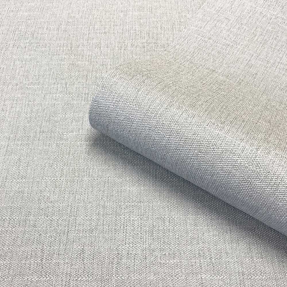 Giorgio Texture Wallpaper - Soft Silver - by Albany
