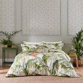 Palm House Duvet Cover - Botanical Green - by Sanderson. Click for more details and a description.