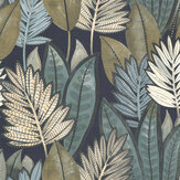 Sabal Wallpaper - Marine - by Casamance. Click for more details and a description.