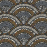 Otto Wallpaper - Carbone / Dore - by Casamance. Click for more details and a description.