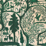 The Enchanted Woodland Mural - Green - by Mind the Gap. Click for more details and a description.