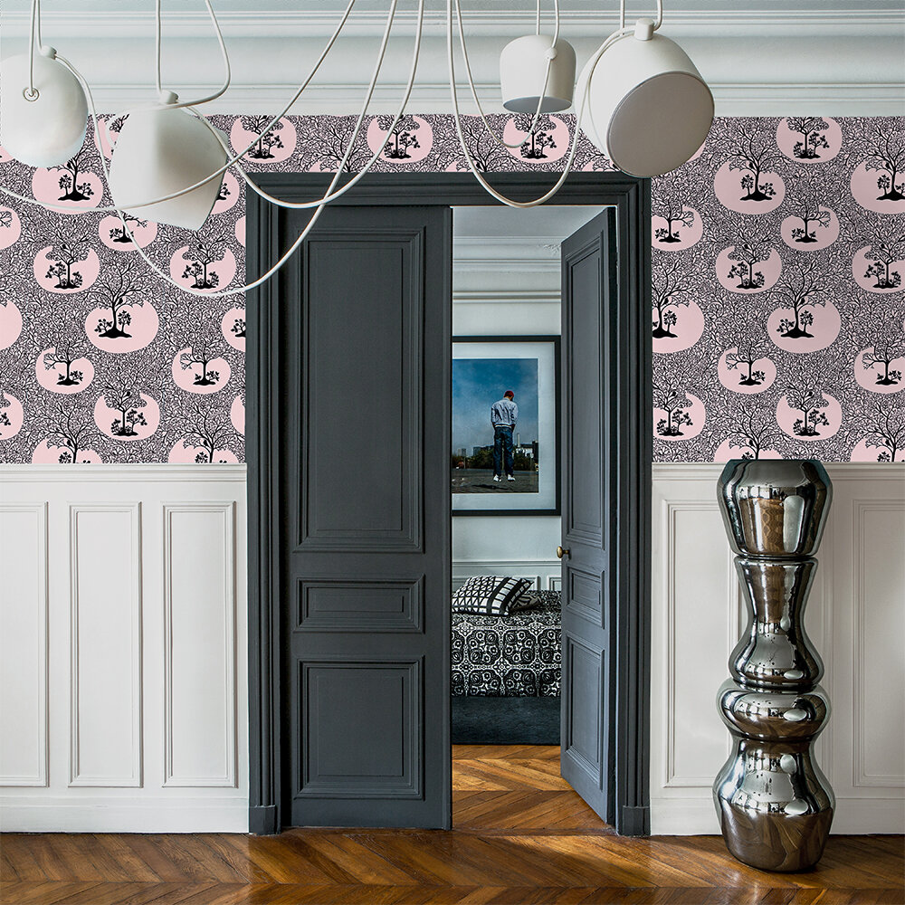 Magical Forest Wallpaper -  Rose - by Sacha Walckhoff x Graham & Brown