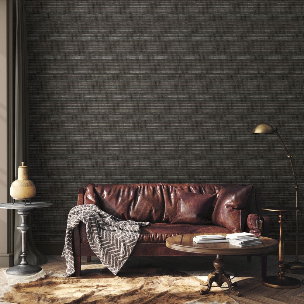 Design 13 Wallpaper - Perle & Neige Colour Story - Brown - by Coordonne