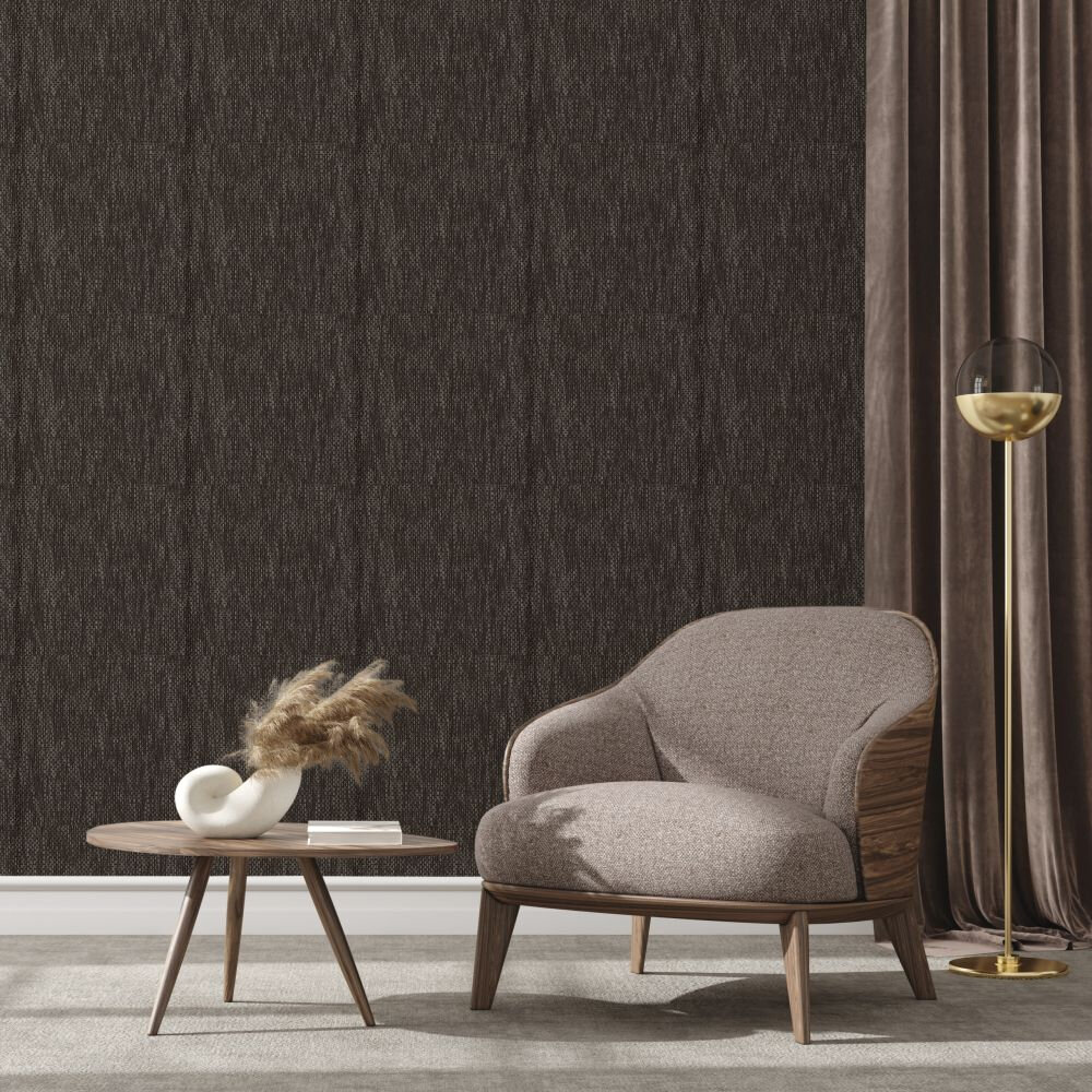 Design 15 Wallpaper - Perle & Neige Colour Story - Slate - by Coordonne
