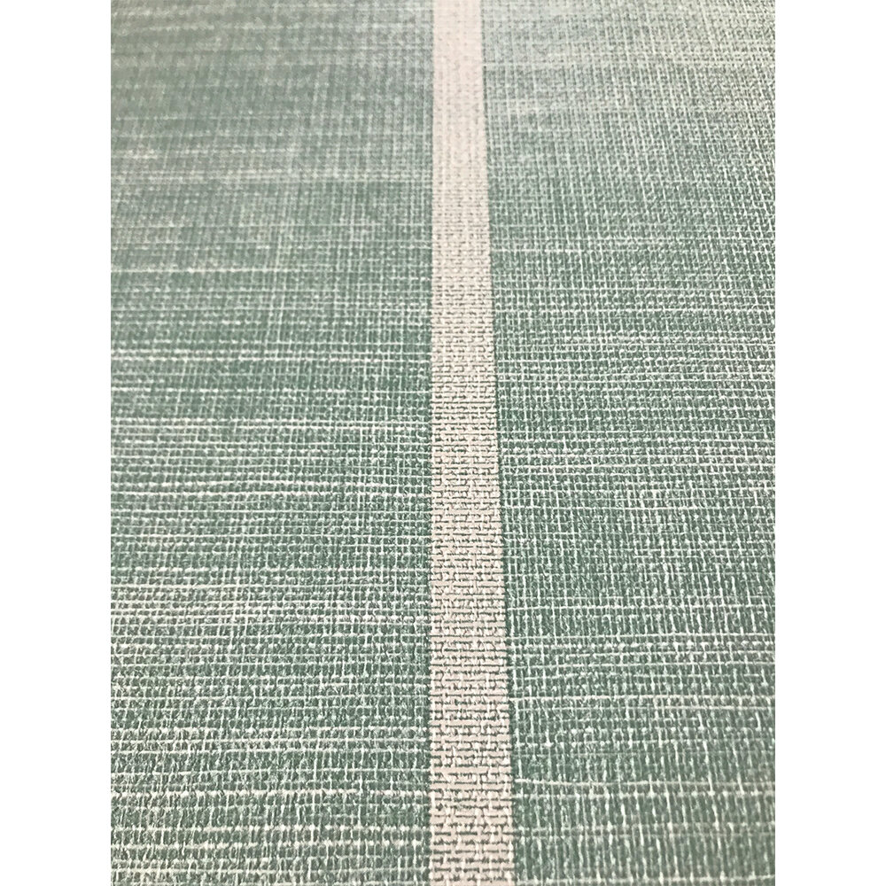 Shoji Vinyl Wallpaper - Aqua - by Osborne & Little