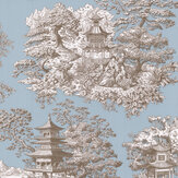 Nara Wallpaper - Celadon - by Manuel Canovas. Click for more details and a description.