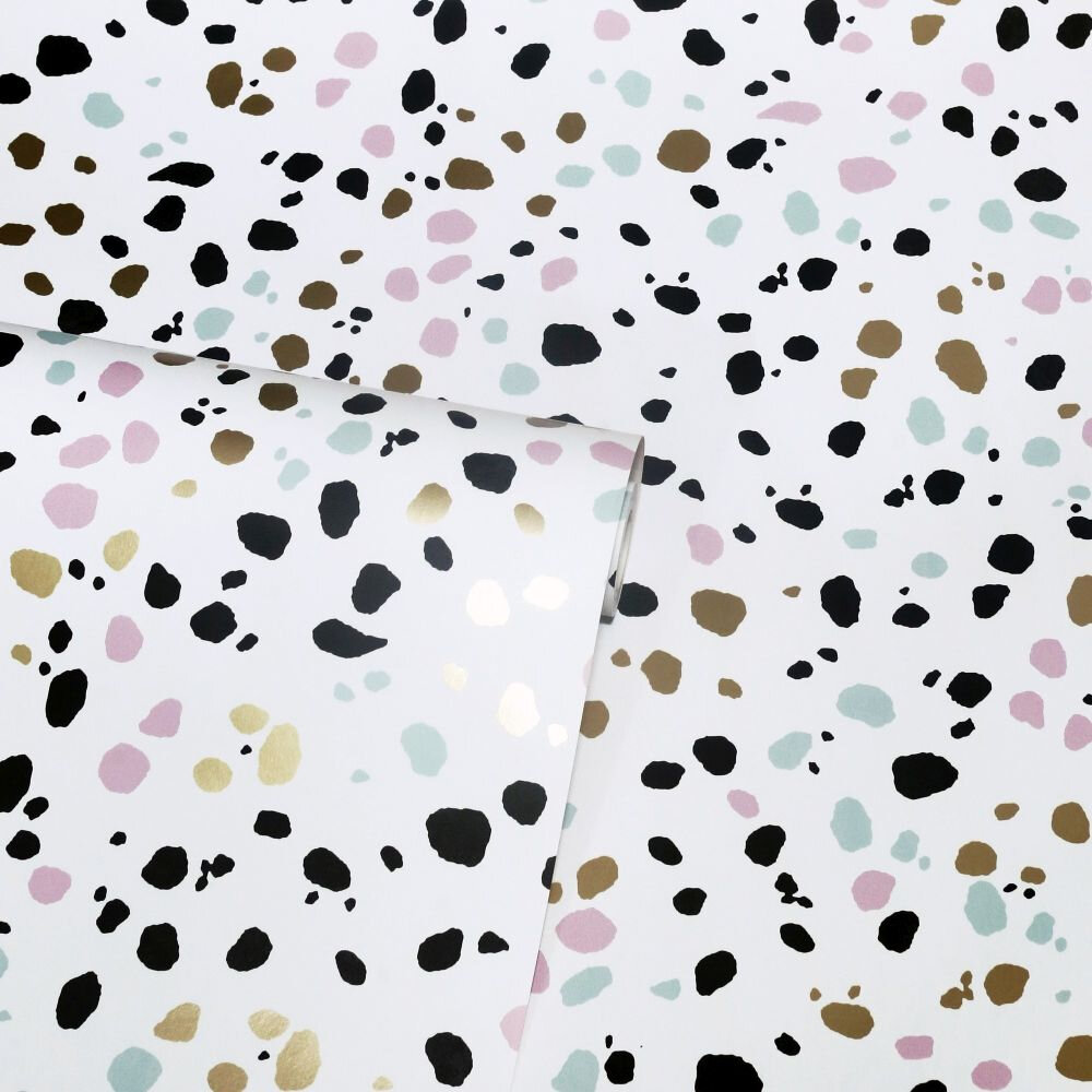 Dalmatian Wallpaper - Pastel Multi - by Arthouse