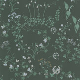 Botanica Wallpaper - Woodland Green - by Barneby Gates. Click for more details and a description.
