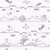 Space Scene Wallpaper - White - by Arthouse. Click for more details and a description.