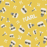 Ikonik Wallpaper - Yellow - by Karl Lagerfeld. Click for more details and a description.