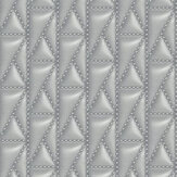 Kuilted Wallpaper - Grey - by Karl Lagerfeld. Click for more details and a description.