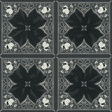 Kaleidoskop Wallpaper - Charcoal - by Karl Lagerfeld. Click for more details and a description.