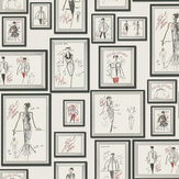 Sketch Wallpaper - White - by Karl Lagerfeld. Click for more details and a description.
