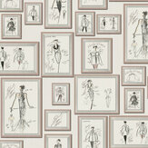 Sketch Wallpaper - Cream - by Karl Lagerfeld. Click for more details and a description.