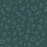 Leopard Wallpaper - Teal - by Karl Lagerfeld. Click for more details and a description.