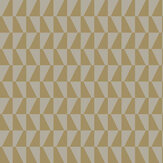 Trapez Wallpaper - Gold / Grey - by Boråstapeter. Click for more details and a description.