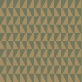 Trapez Wallpaper - Gold / Charcoal - by Boråstapeter. Click for more details and a description.