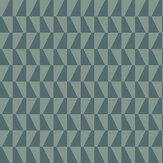 Trapez Wallpaper - Teal - by Boråstapeter. Click for more details and a description.