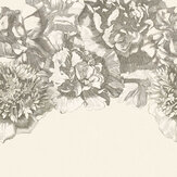 Florals Mural - Black / White - by Eijffinger. Click for more details and a description.