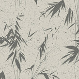 Ink Bamboo Wallpaper - Charcoal - by Boråstapeter. Click for more details and a description.