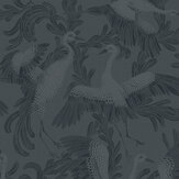 Dancing Crane Wallpaper - Indigo - by Boråstapeter. Click for more details and a description.