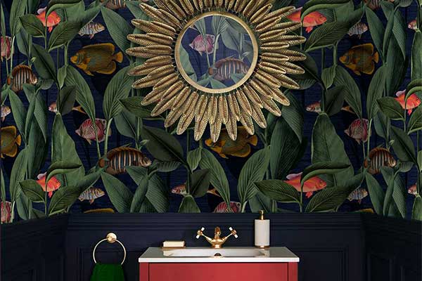 Aquarium Wallpaper - Deep Sea - by Graham & Brown