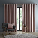 Arezzo Blackout Curtains Ready Made Curtains - Blush - by Studio G. Click for more details and a description.