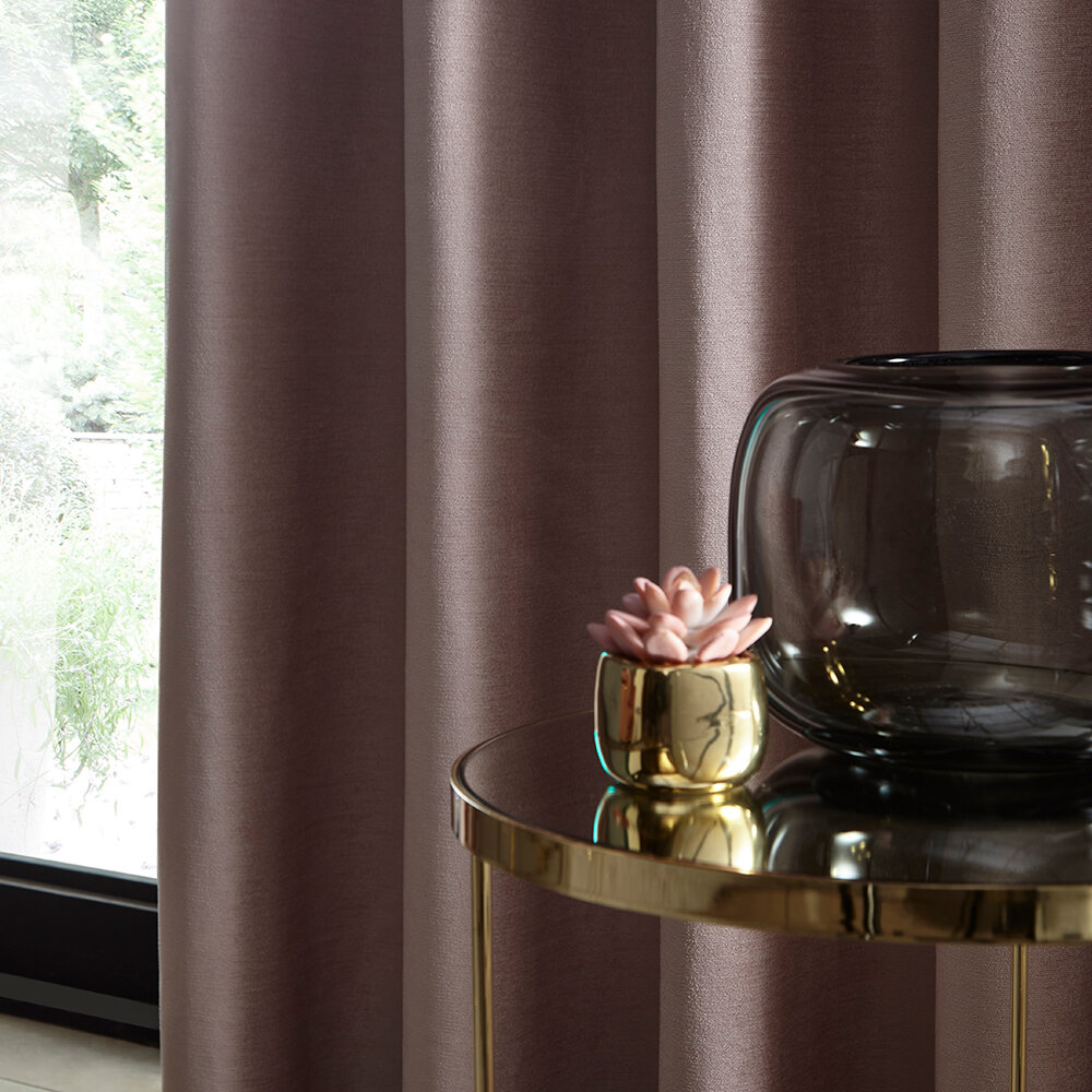 Arezzo Blackout Curtains Ready Made Curtains - Blush - by Studio G
