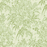 Cherry Orchard Wallpaper - Green - by Mind the Gap. Click for more details and a description.