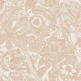 Floral Etching Wallpaper - Blush - by Eijffinger. Click for more details and a description.