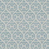 Elphin Wallpaper - Soft Blue - by Jane Churchill. Click for more details and a description.