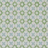 Tassi Wallpaper - Green - by Jane Churchill. Click for more details and a description.