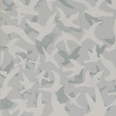 Windsong Wallpaper - Grey - by Jane Churchill. Click for more details and a description.