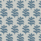 Rowan Wallpaper - Blue - by Jane Churchill. Click for more details and a description.