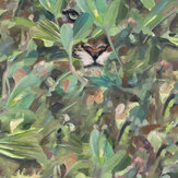 Hidden Puma Wallpaper - Spring - by Coordonne. Click for more details and a description.