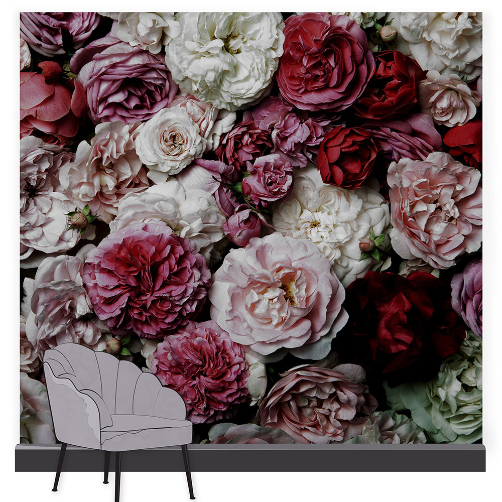 Bouquet  Mural - Vintage - by Art for the home