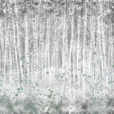 Art for the home Mural Painterly Woods 113162