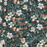 Floral Tapestry Wallpaper - Sea - by Coordonne