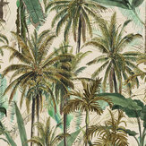 The Jungle Fabric - Green/ Brown/ Taupe - by Mind the Gap. Click for more details and a description.