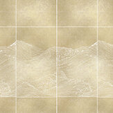 Waves Mural - Extra Gold - by Coordonne. Click for more details and a description.